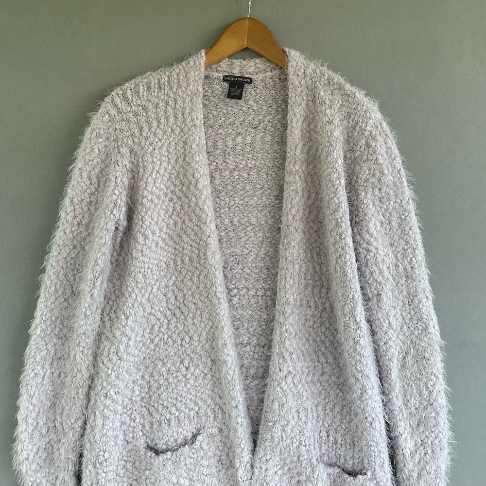 5 for $40 Chelsea & Theodore Open Cardigan Sweater Women Size S - Picture 3 of 8